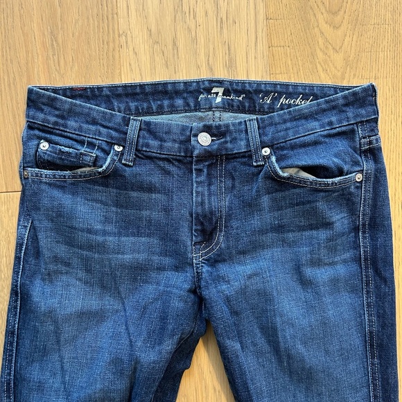 7 For All Mankind “A Pocket” Flare Jeans - Picture 2 of 9